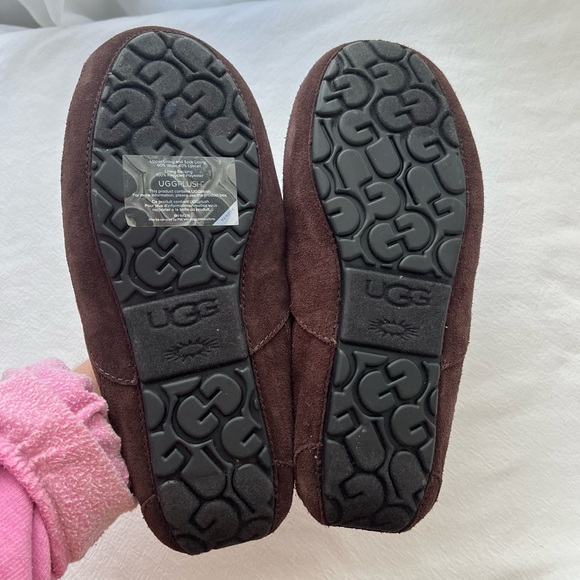 New Ugg Ascot Men’s Slipper in Brown Size 8 - Picture 7 of 7